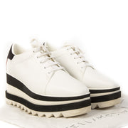 Authentieke Tweedehands Stella McCartney Black White Elyse Shoes juiste prijs veilig online shoppen luxe merken webshop Antwerpen België fashion mode