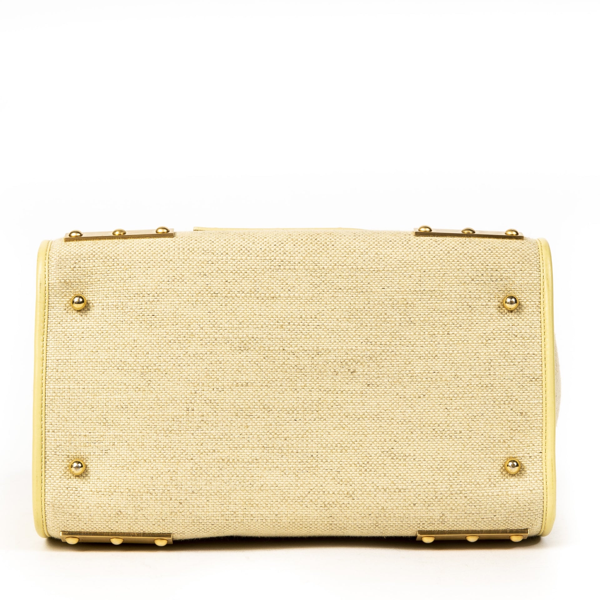 Delvaux Louise Beige Boston Bag