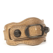 Authentieke tweedehands Balenciaga Beige Double Stud Bracelet juiste prijs veilig online winkelen LabelLOV webshop luxe merken winkelen Antwerpen België mode fashion