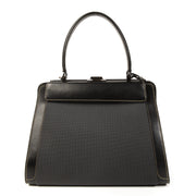 Authentieke Tweedehands Delvaux Black Illusion Bag juiste prijs veilig online shoppen luxe merken webshop winkelen Antwerpen België mode fashion