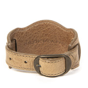 Authentieke tweedehands Balenciaga Beige Double Stud Bracelet juiste prijs veilig online winkelen LabelLOV webshop luxe merken winkelen Antwerpen België mode fashion