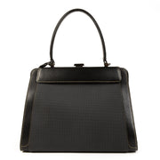 Authentieke Tweedehands Delvaux Black Illusion Bag juiste prijs veilig online shoppen luxe merken webshop winkelen Antwerpen België mode fashion