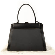 Authentieke Tweedehands Delvaux Black Illusion Bag juiste prijs veilig online shoppen luxe merken webshop winkelen Antwerpen België mode fashion