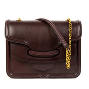 Alexander McQueen Brown Heroine Crossbody Bag.
