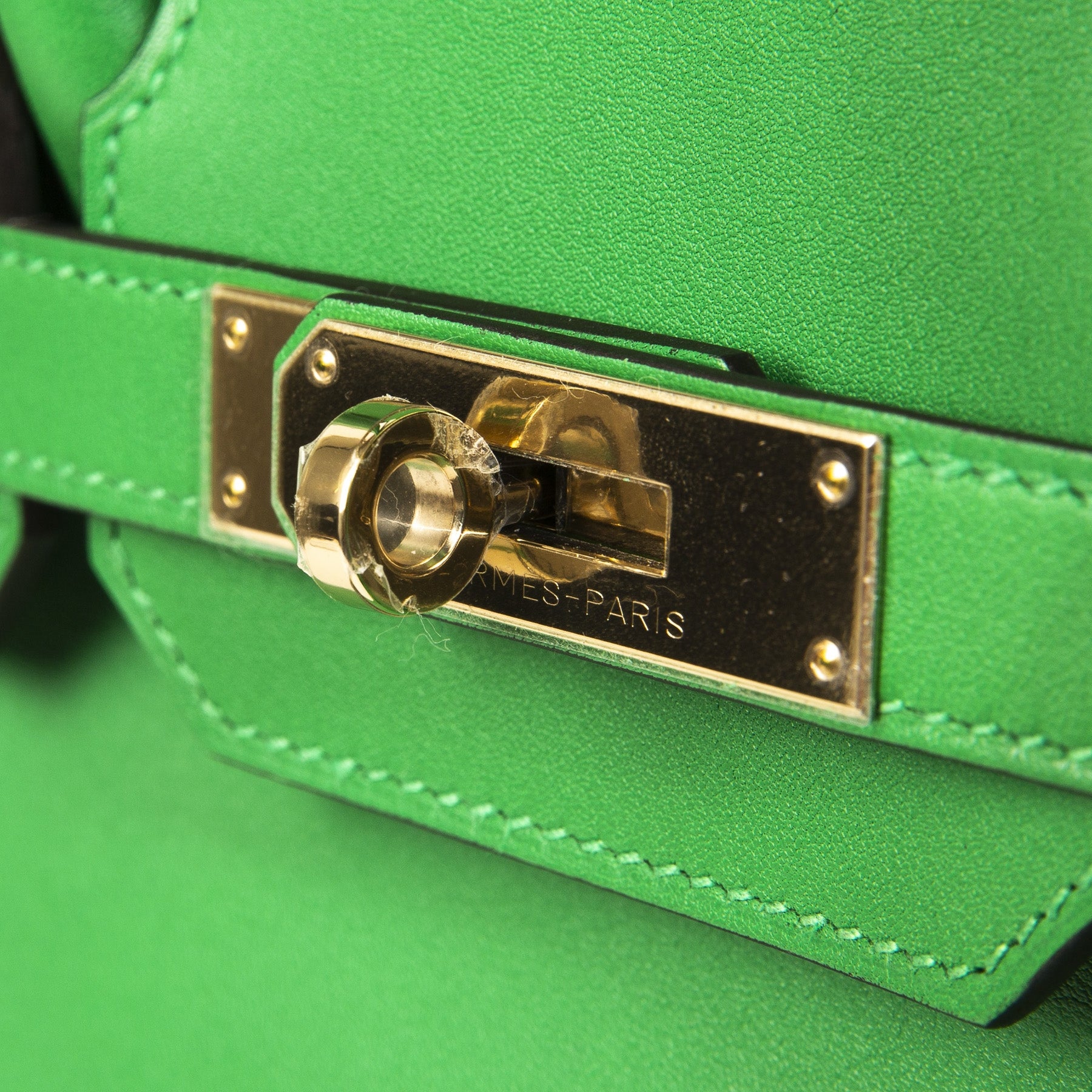 Hermès 30 Bambou Vert Foncé Togo RGHW HSS for sale special order horseshoe exclusive to Labellov
