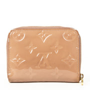Louis Vuitton Vernis Zippy Compact Wallet Vieux Rose
