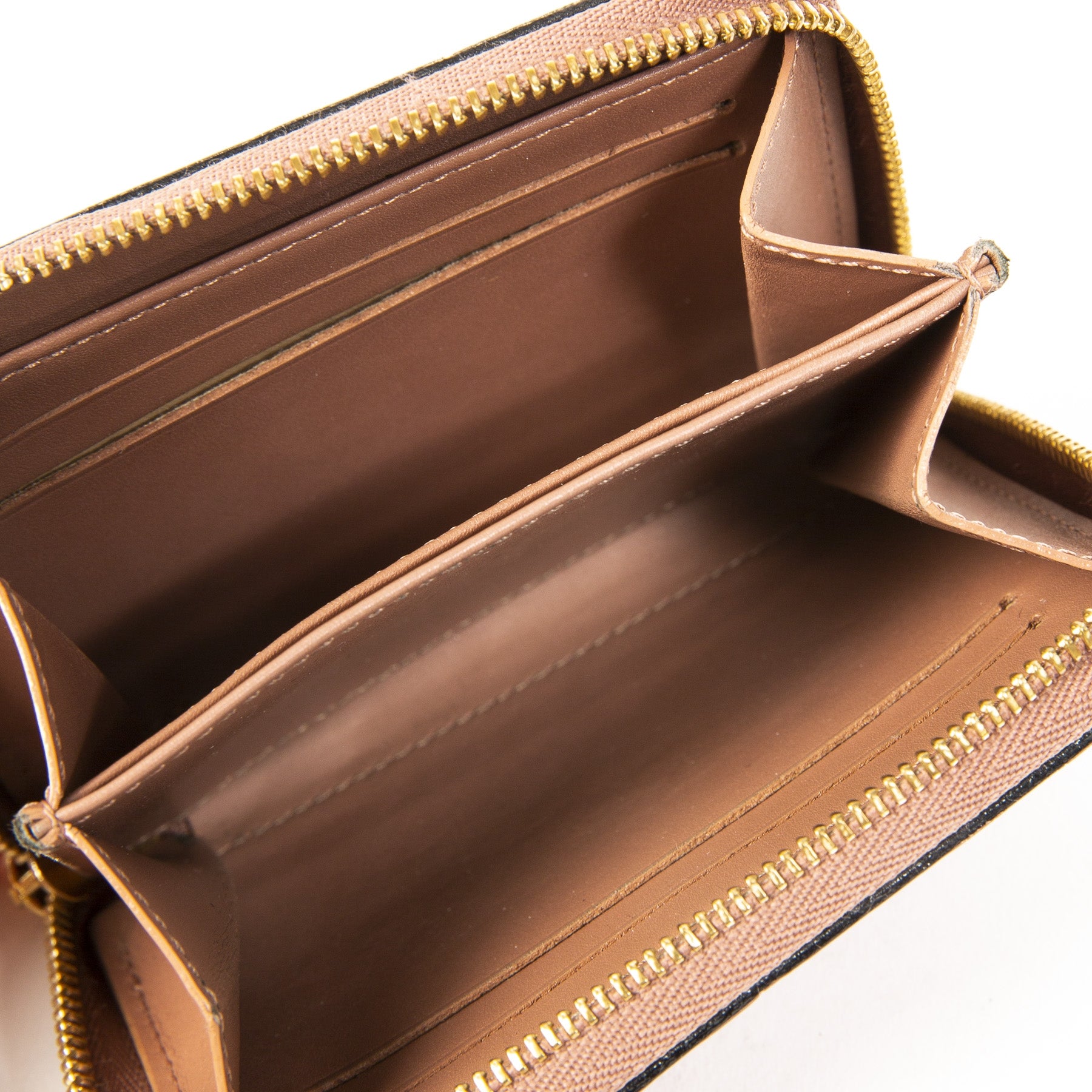 Louis Vuitton Vernis Zippy Compact Wallet Vieux Rose