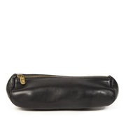 Authentieke tweedehands Delvaux Black Leather Pochette juiste prijs veilig online winkelen LabelLOV webshop luxe merken