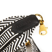 Authentieke Tweedehands Hermès White & Black Bag Strap Sangle Cavale juiste prijs veilig online shoppen luxe merken webshop winkelen Antwerpen België mode fashion