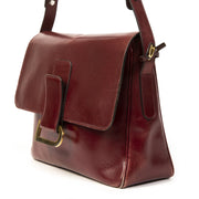 Delvaux Burgundy poirier Shoulder Bag