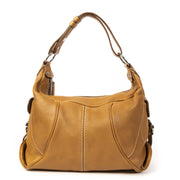 Authentieke Tweedehands Tods Camel Shoulder Bag juiste prijs veilig online shoppen luxe merken webshop winkelen Antwerpen België mode fashion