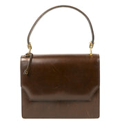 Delvaux Brown Top Handle Bag