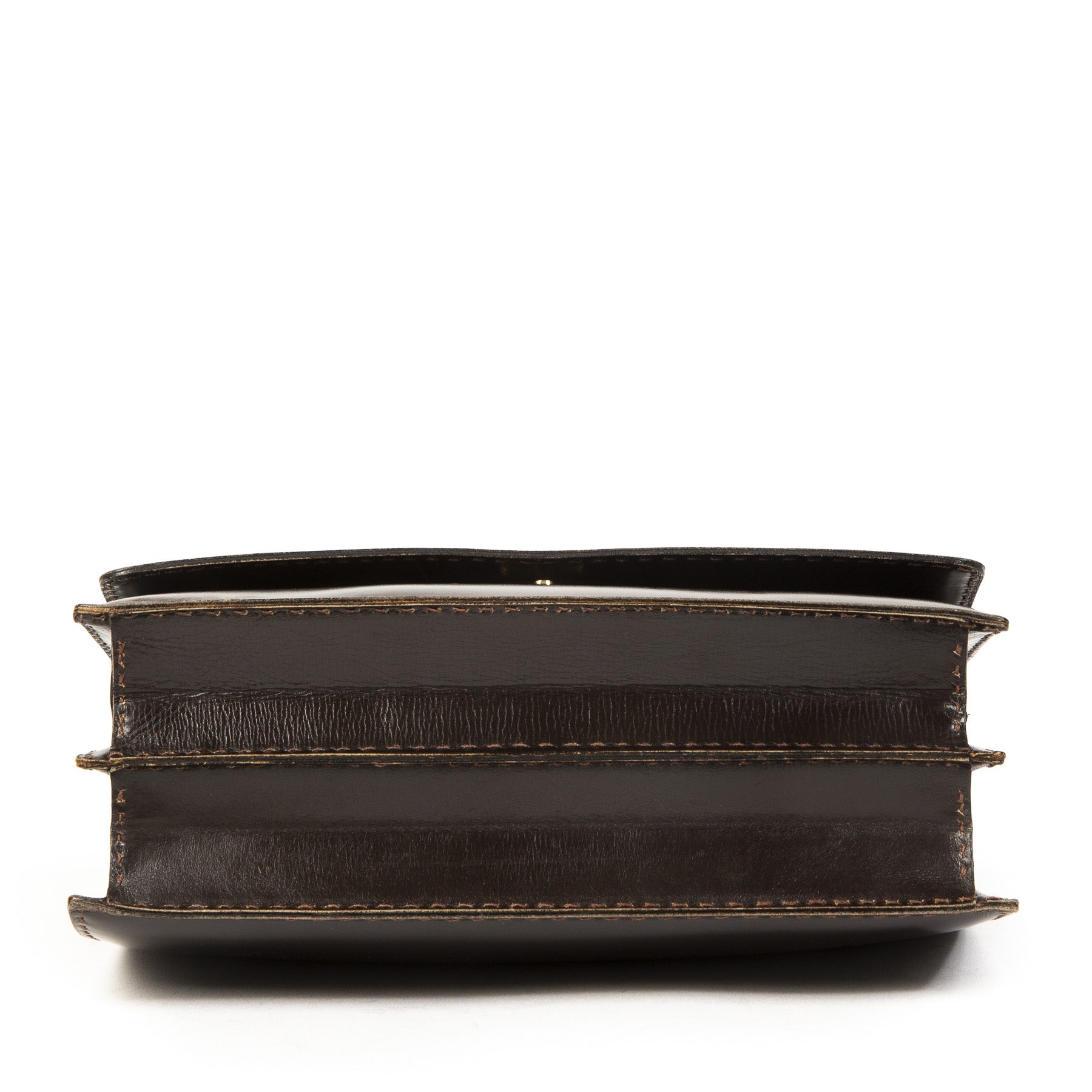 Authentieke tweedehands Delvaux Brown Model Depose juiste prijs veilig online winkelen LabelLOV webshop luxe merken winkelen Antwerpen België mode fashion