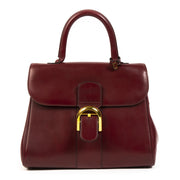 Delvaux Vintage Burgundy Boxcalf Brillant MM