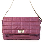 Authentieke Tweedehands Chanel Reissue Iridescent Pink Fabric Evening Bag juiste prijs veilig online shoppen luxe merken webshop winkelen Antwerpen mode fashion