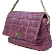 Authentieke Tweedehands Chanel Reissue Iridescent Pink Fabric Evening Bag juiste prijs veilig online shoppen luxe merken webshop winkelen Antwerpen mode fashion