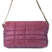 Authentieke Tweedehands Chanel Reissue Iridescent Pink Fabric Evening Bag juiste prijs veilig online shoppen luxe merken webshop winkelen Antwerpen mode fashion