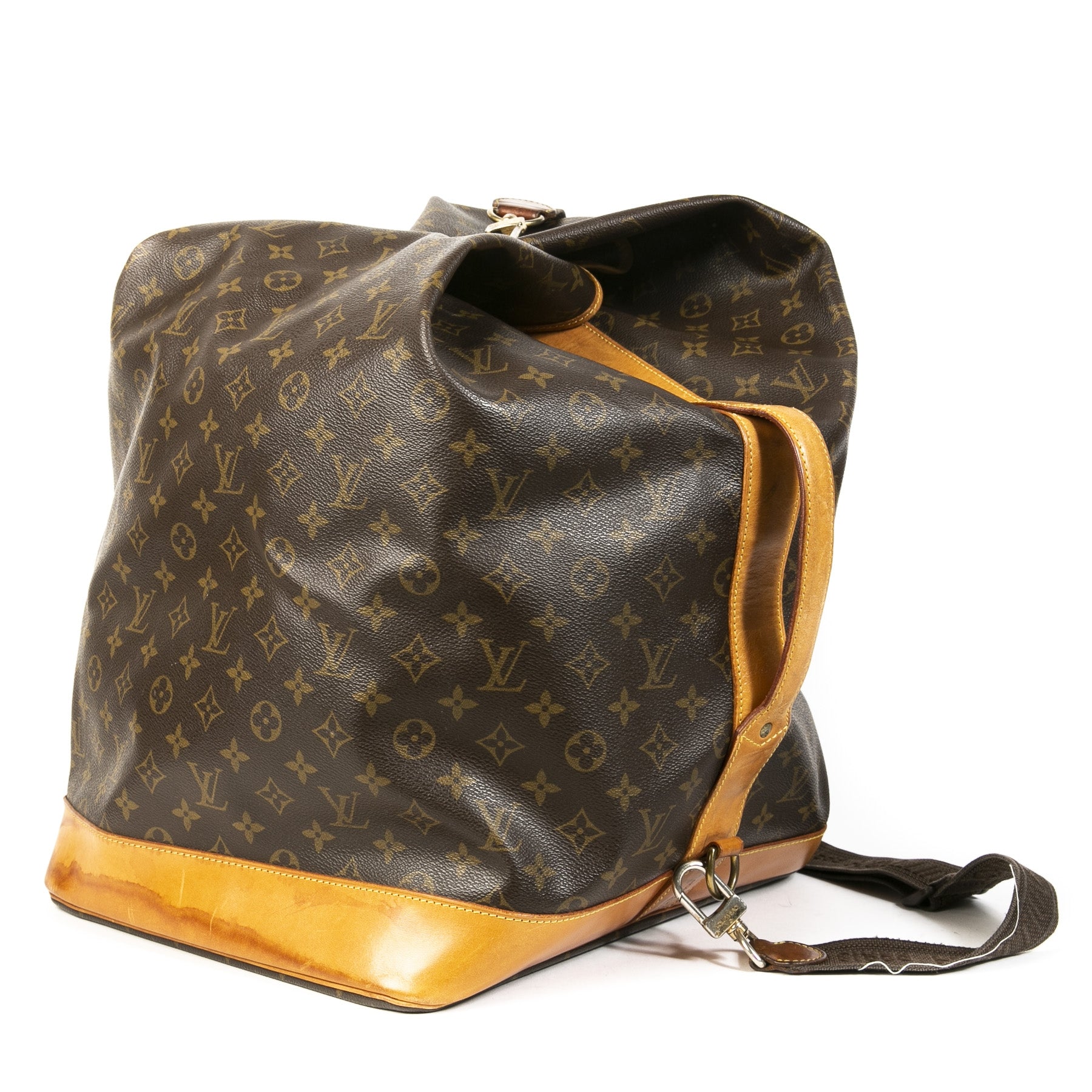 Authentieke Tweedehands Louis Vuitton Monogram Sac Marine Travel Bag juiste prijs veilig online shoppen luxe merken webshop winkelen Antwerpen België mode fashion