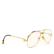 Authentieke Tweedehands Cartier Gold Tank Aviator Sunglasses juiste prijs veilig online shoppen luxe merken webshop winkelen Antwerpen België mode fashion