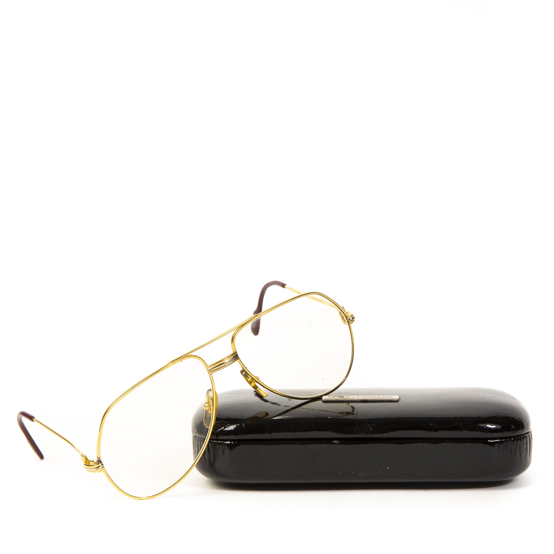 Authentieke Tweedehands Cartier Gold Tank Aviator Sunglasses juiste prijs veilig online shoppen luxe merken webshop winkelen Antwerpen België mode fashion