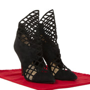 Christian Louboutin Mrs Bouglione 100 Suede Booties aan de beste prijs kopen in Antwerpen