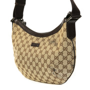 Authentieke Tweedehands Gucci Monogram Canvas Shoulder Bag juiste prijs veilig online shoppen luxe merken webshop winkelen Antwerpen België mode fashion