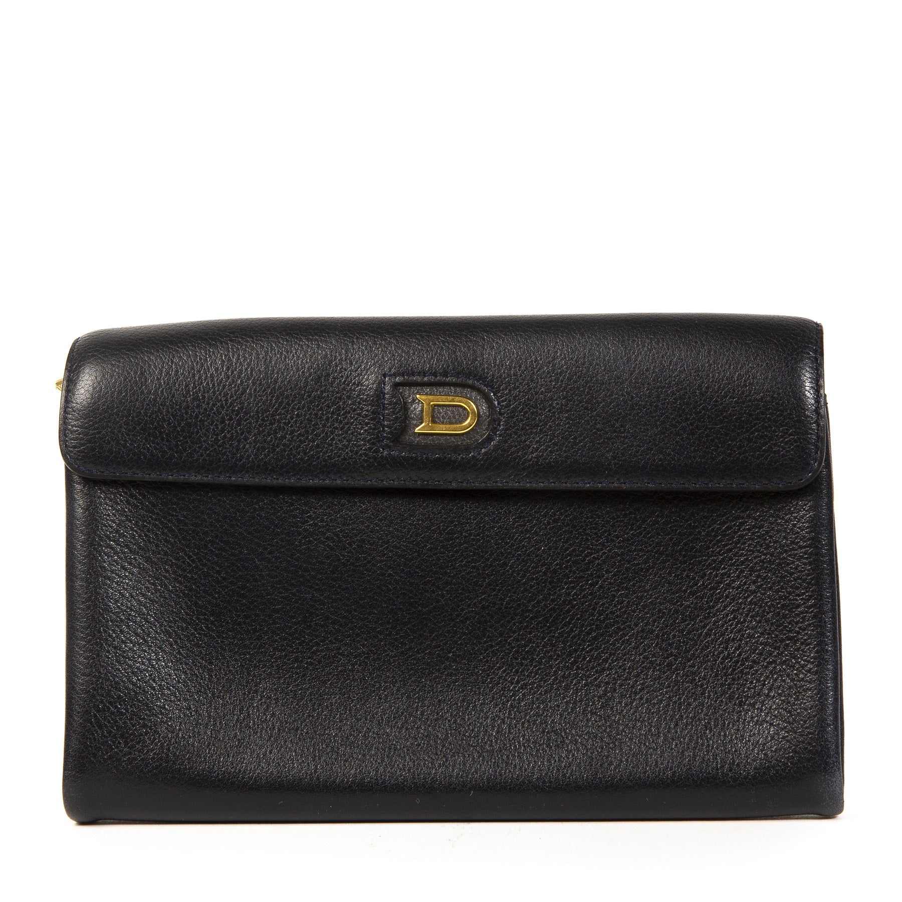 Delvaux Blue Leather Wallet