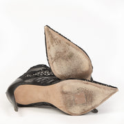 Valentino Garavani Lace Leather Booties - size 39