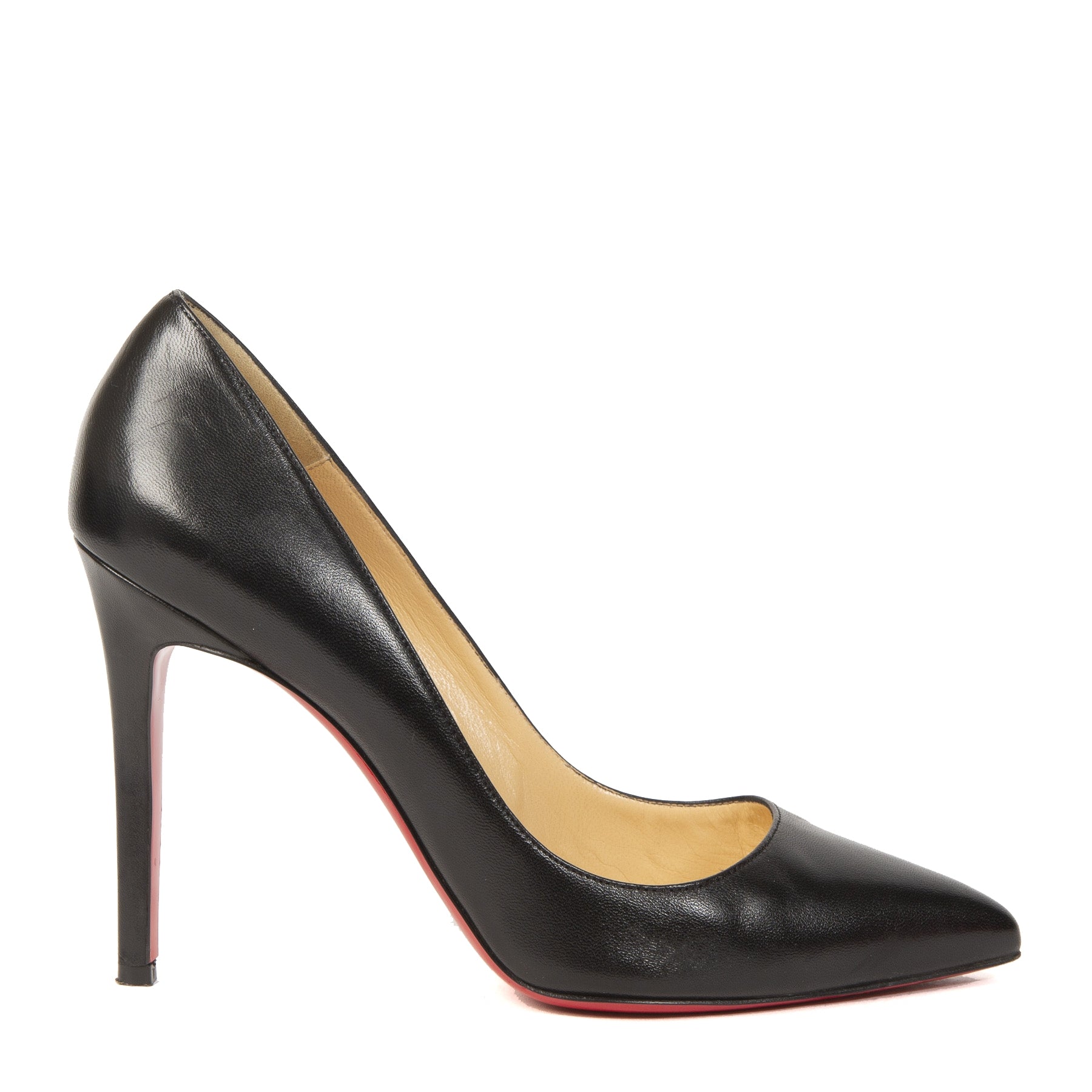 Christian Louboutin Pigalle 100 Nappa Shiny Black Pumps