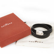 skip the waitinglist shop safe online your secondhand Delvaux D Leather Bracelet