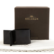 Delvaux Black Kimiko J. Leather Bracelet