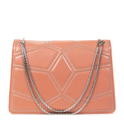 Authentieke Tweedehands Bulgari Pink Serpentine Flap Bag juiste prijs veilig online shoppen luxe merken webshop winkelen Antwerpen België mode fashion