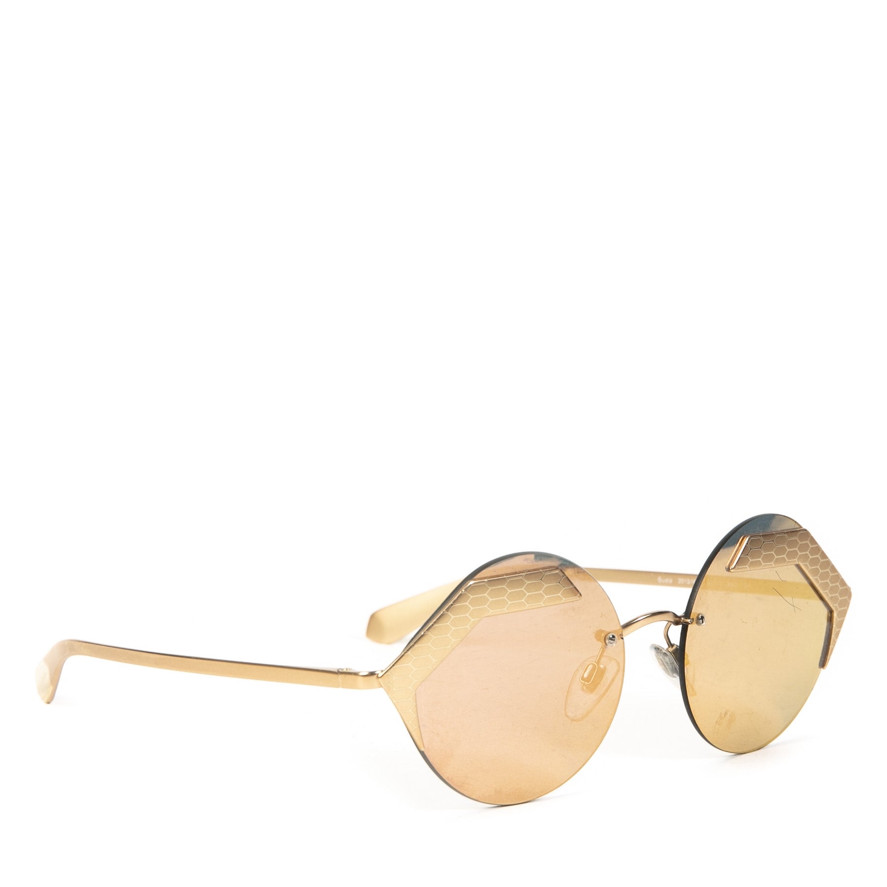 Authentieke Tweedehands Bulgari Silver Serpenti Sunglasses juiste prijs veilig online shoppen luxe merken webshop winkelen Antwerpen België mode fashion