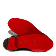 Christian Louboutin Black Leather Stud Boots - size 39.5