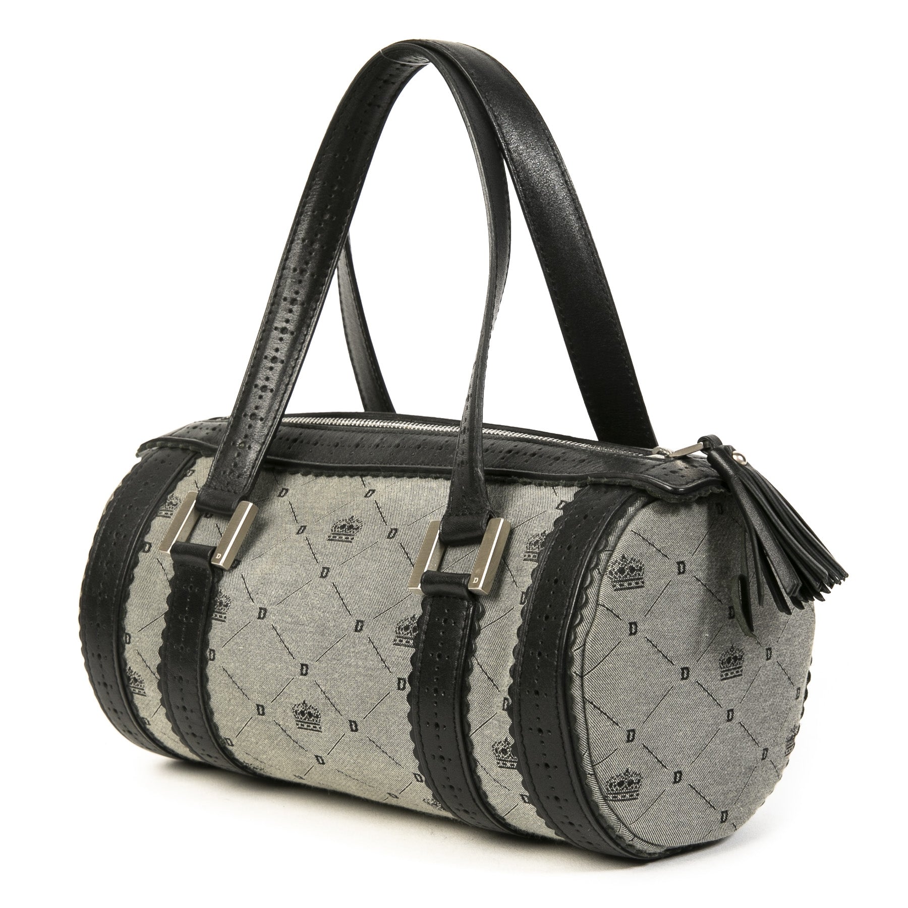 Authentieke Tweedehands Delvaux Monogram Bowling Bag juiste prijs veilig online shoppen luxe merken webshop winkelen Antwerpen België mode fashion