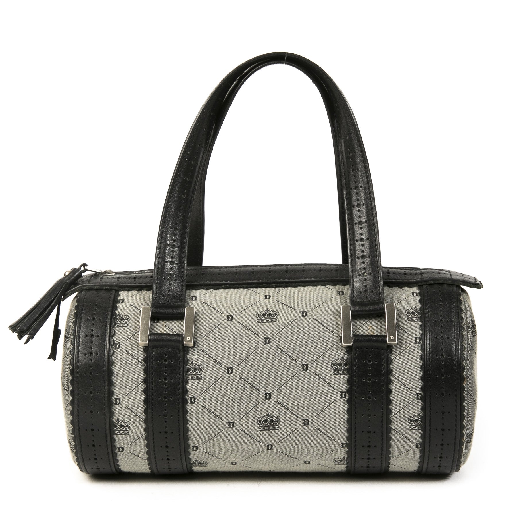 Authentieke Tweedehands Delvaux Monogram Bowling Bag juiste prijs veilig online shoppen luxe merken webshop winkelen Antwerpen België mode fashion