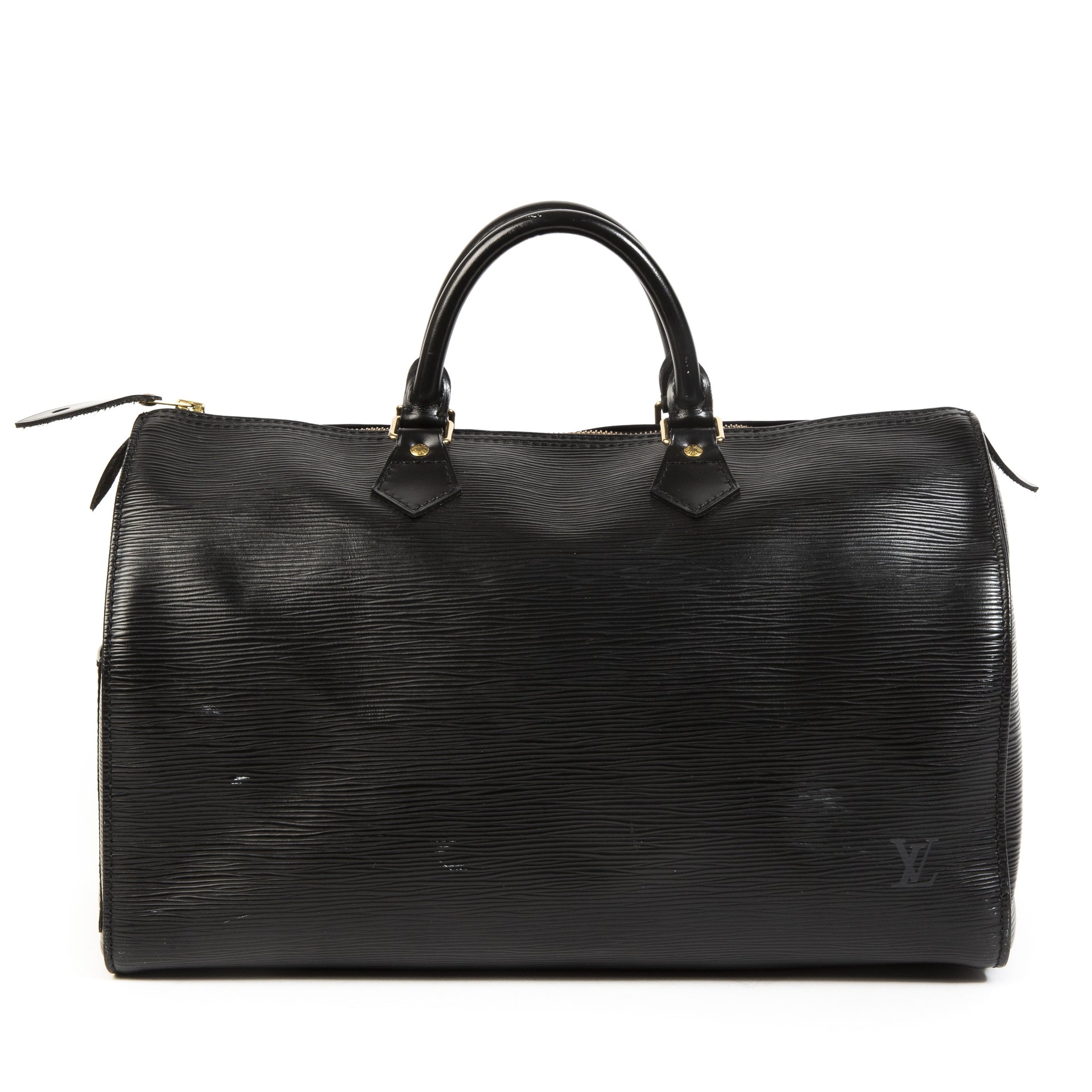Louis Vuitton Black Epi Speedy 40