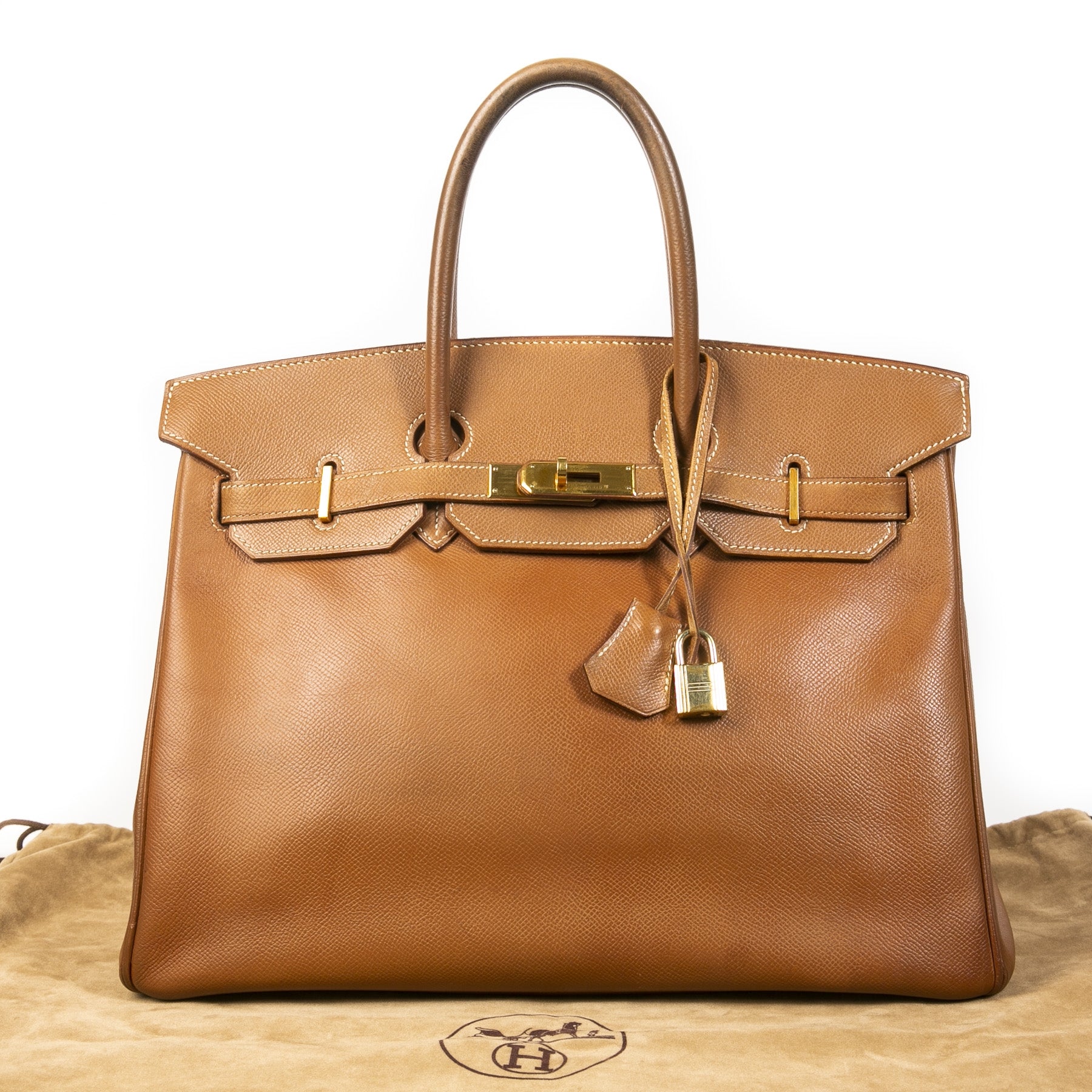Hermès Birkin 35 Goud Epsom GHW