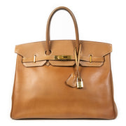 Hermès Birkin 35 Gold Epsom GHW