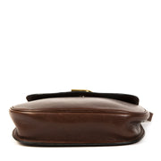 Authentieke Tweedehands Delvaux Brown D Crossbody Bag juiste prijs veilig online shoppen luxe merken webshop winkelen Antwerpen België mode fashion