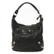 Authentique seconde main vintage Balenciaga Black Giant Day Bag achète en ligne webshop LabelLOV