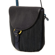 Delvaux Blue Toile de Cuir Crossbody Bag