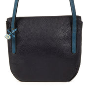 Delvaux Blue Toile de Cuir Crossbody Bag