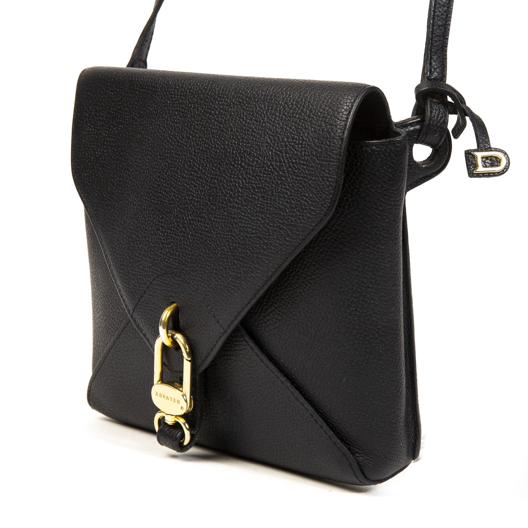 Buy and sell your secondhand designer Delvaux Grelon Blue Crossbody Bag