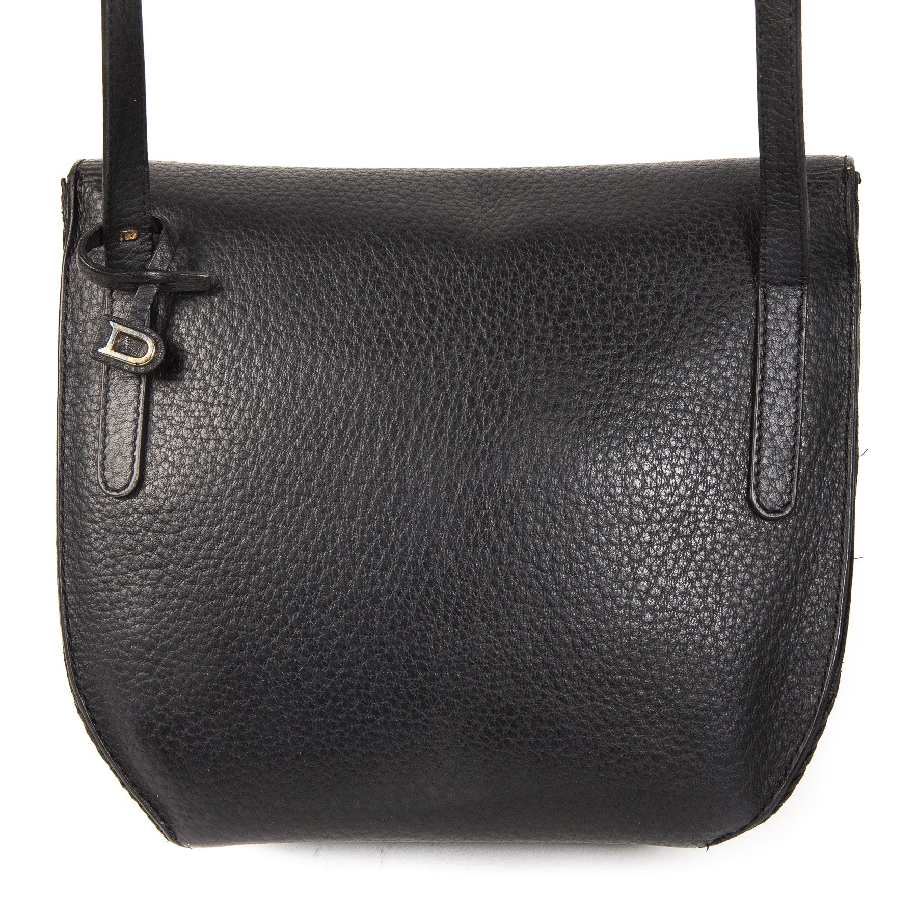 Delvaux Blue Toile de Cuir Crossbody Bag