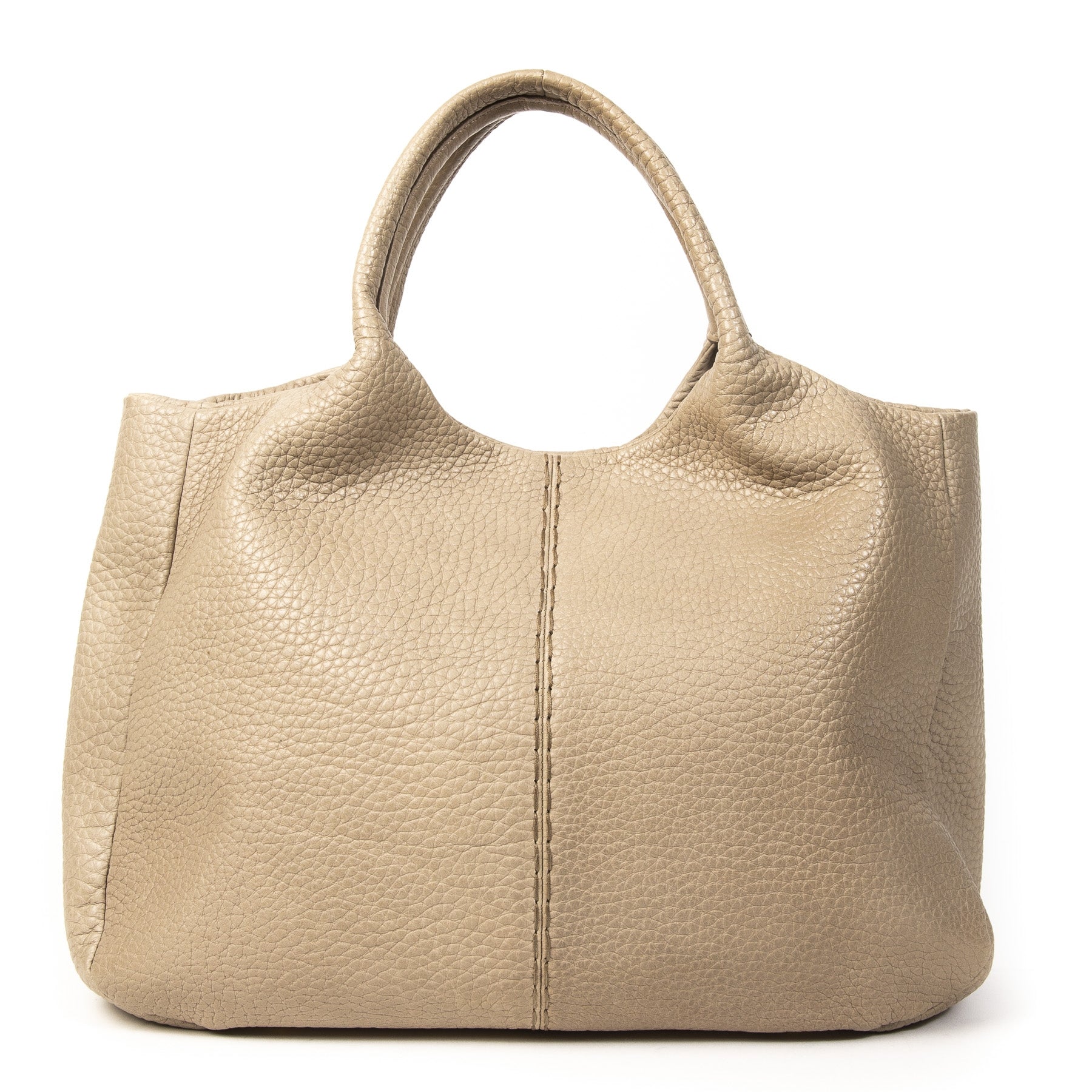 Tods Taupe Top Handle Bag. Buy authentic secondhand TODS bags at labellov antwerp, veilige betaling. Koop online tweedehands TODS tas bij labellov antwerpen. designer vintage.