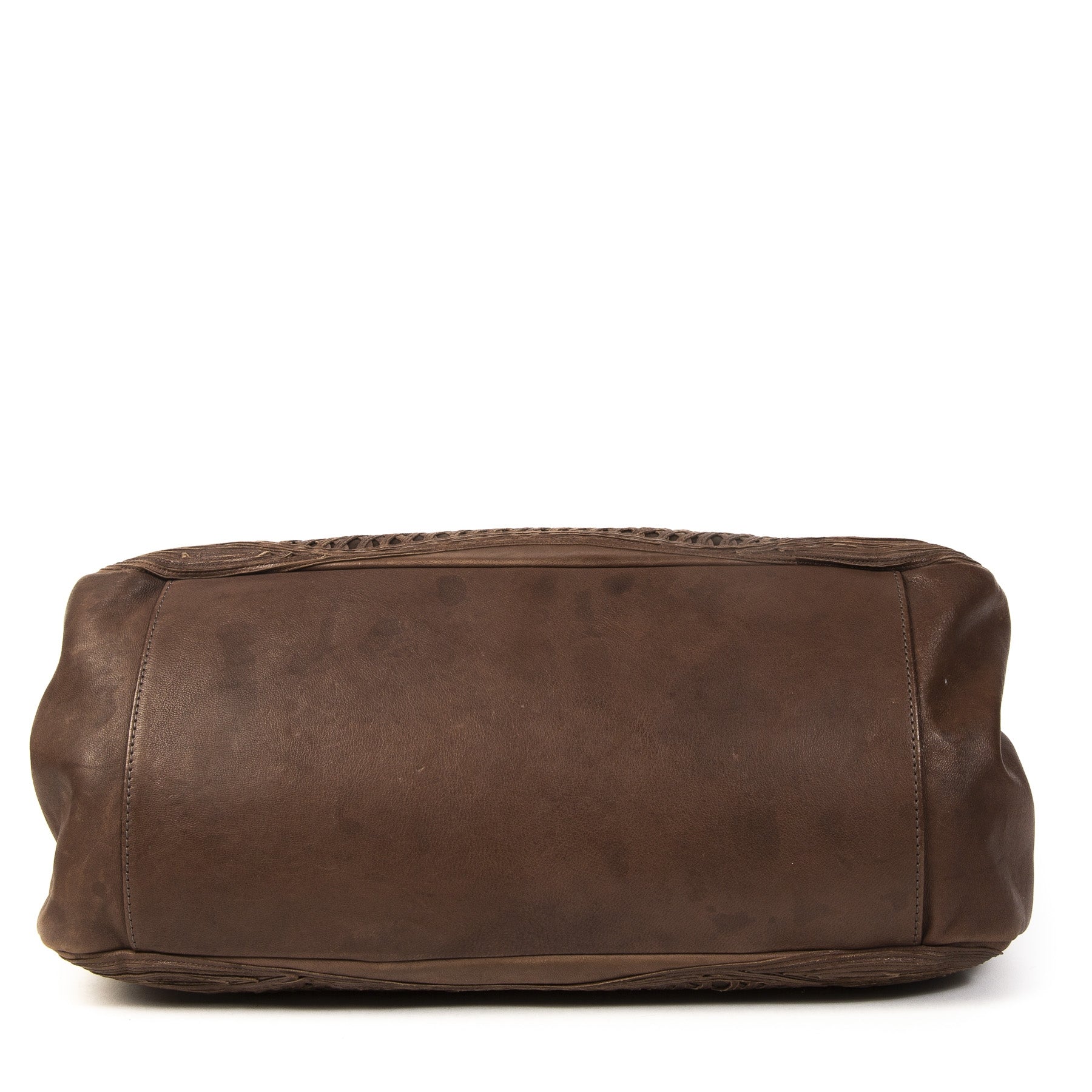 Sac porté épaule Ermanno Scervino marron à découpes