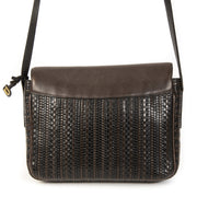 Delvaux Toile de Cuir Brown and Black Bag