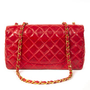 Chanel Vintage Red Medium Classic Flap Bag GHW. Buy authentic iconic secondhand chanel classic flap bag online at labellov antwerp, veilige betaling. Koop online tweedehands bij labellov een iconische chanel handtas bij labellov antwerpen.