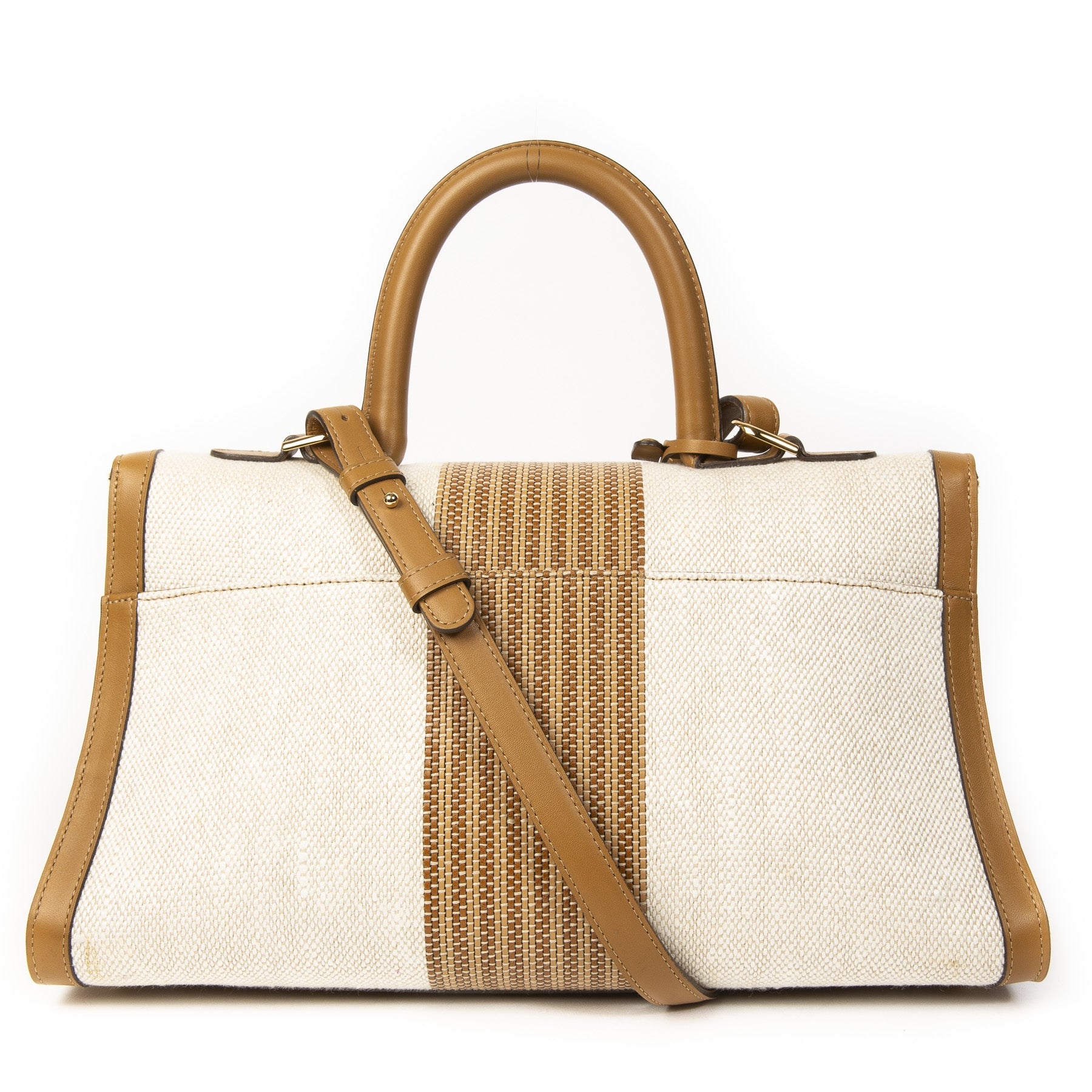 Delvaux Brillant Végétal and Ivory East/West Toile Sangle Bag. Buy authentic delvaux bag online at labellov webshop antwerp, secondhand designer vintage. Koop online tweedehands delvaux tas brillant bij labellov antwerpen, veilige betaling.
